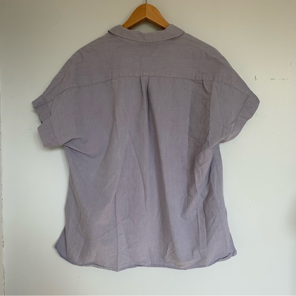 CORE LIFE BLUE BUTTON UP SHORT SLEEVE - Picture 6 of 7